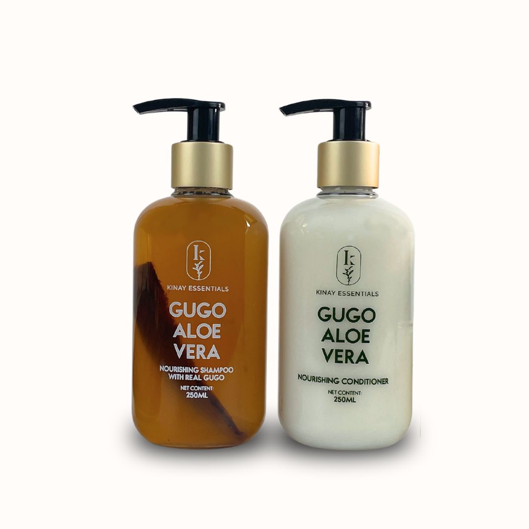 GUGO ALOE VERA HAIRFALL CONTROL NOURISHING SHAMPOO AND CONDITIONER SET
