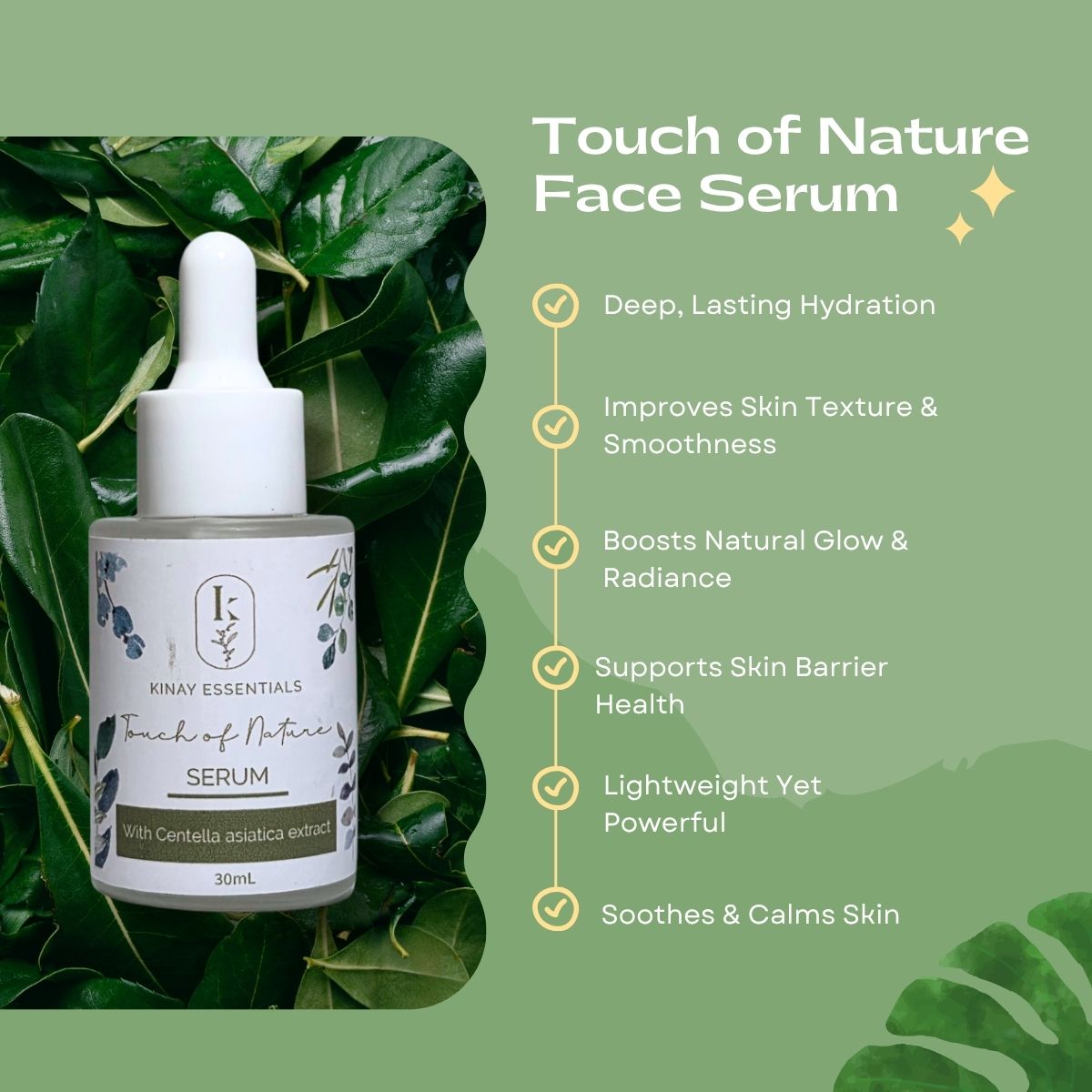 Kinay Essentials Touch of Nature Face Serum benefits