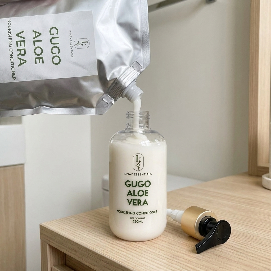Kinay Essentials Gugo Aloe Vera Nourishing Conditioner 1 Liter Refill Pack